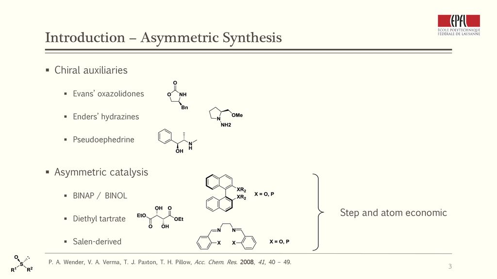 Additives in asymmetric catalysis oil